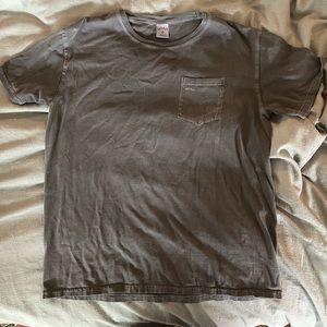 Noah NY pocket tee - steel grey - size large